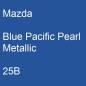 Preview: Mazda, Blue Pacific Pearl Metallic, 25B.